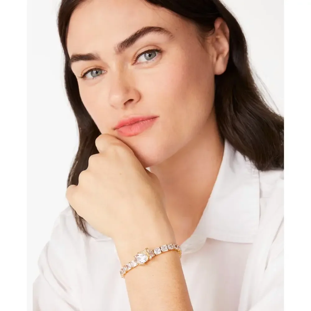 Kate Spade Pave Present Crystal Tennis Crystal Bracelet